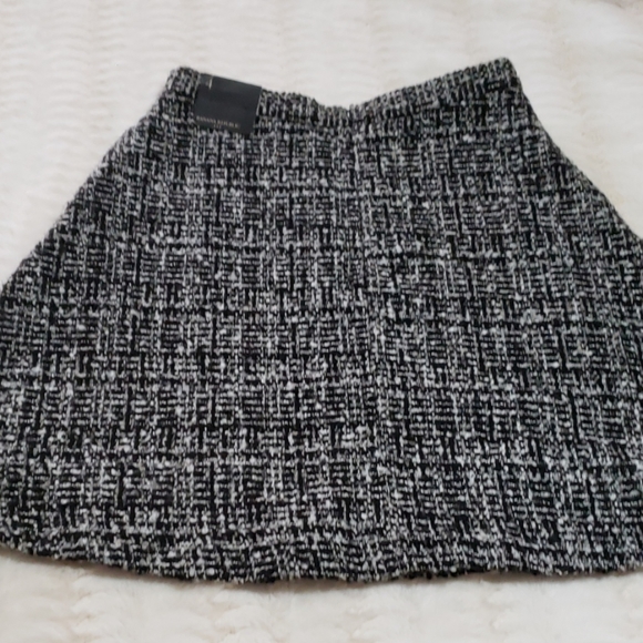 NWT Banana Republic black&gray tweed circle skirt - Picture 4 of 8